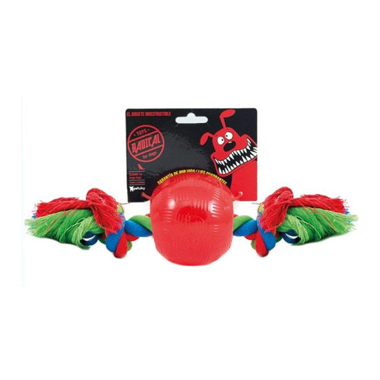 Radical rojo bola con cuerda l 10cm