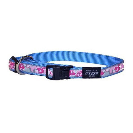 Rogz collar gatos Pink Hearts Beach Bum