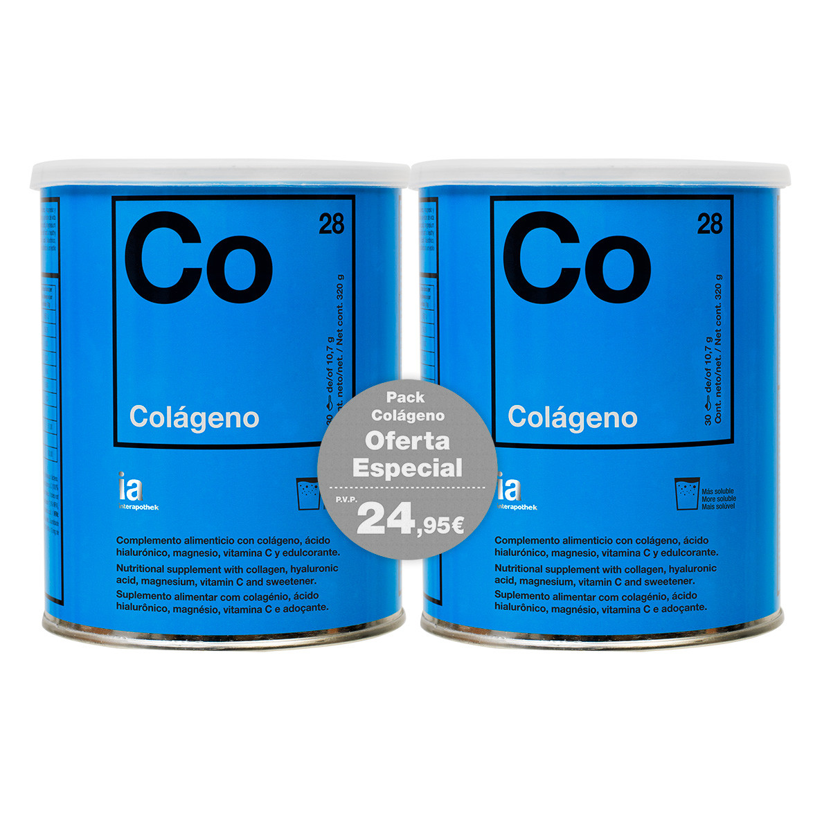 Interapothek duplo colágeno 2x320g