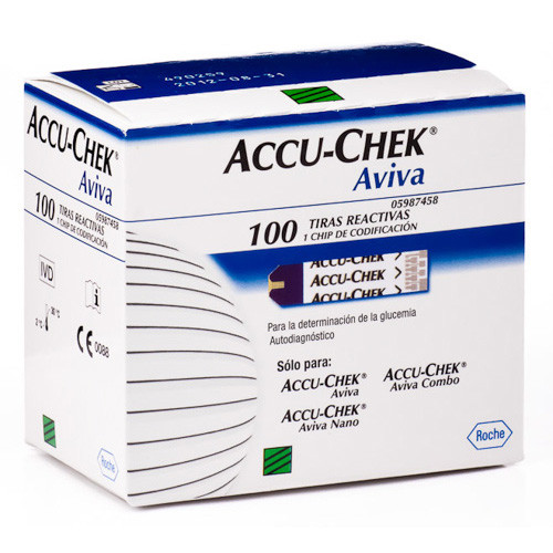 ACCU-CHEK AVIVA 100 TIRAS          ROCHE