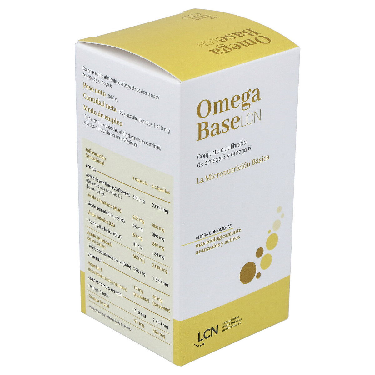 LCN Omega Base 30 cápsulas