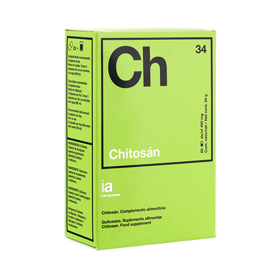 Interapothek chitosán 300mg 60 cápsulas