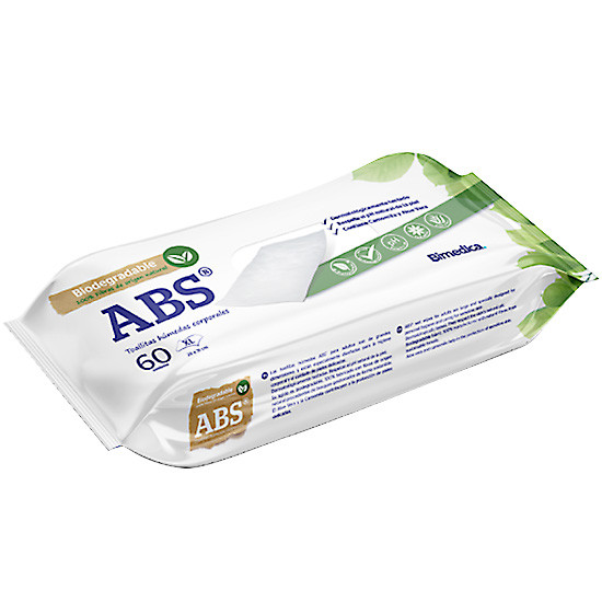 Aliment vegetal toallitas corporales abs 28x31 60und