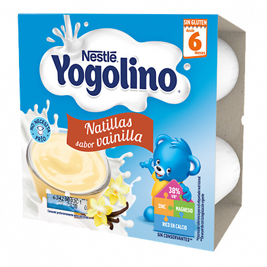 Nestle Yogolino natillas con galleta 4x100g