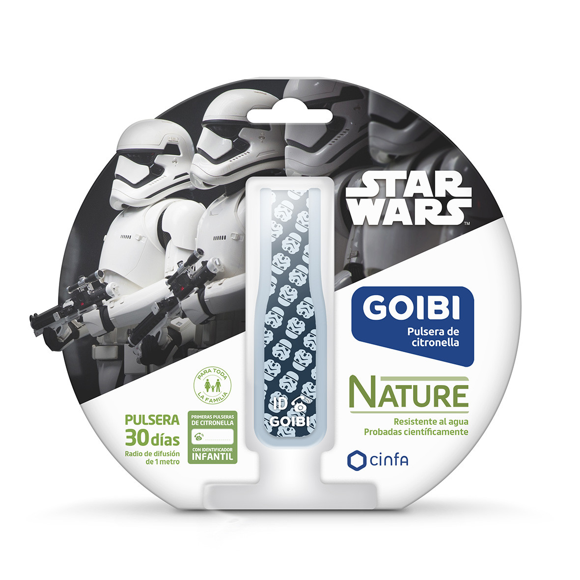 Goibi Star Wars Stormtrooper pulsera de citronela 1u