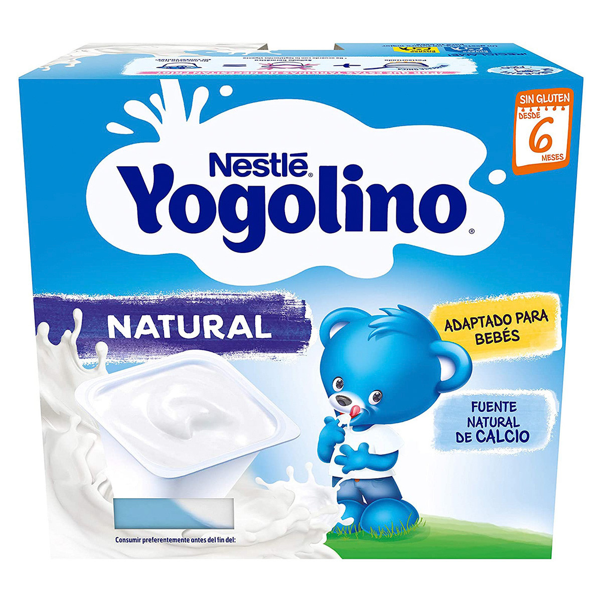 Nestlé Yogolino natural s/azúcar 4x100 g