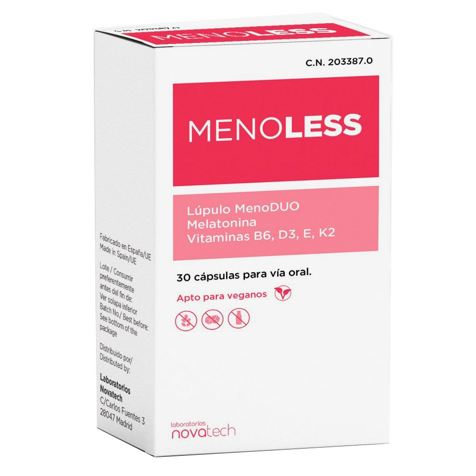 Novatech menoless 30 cápsulas