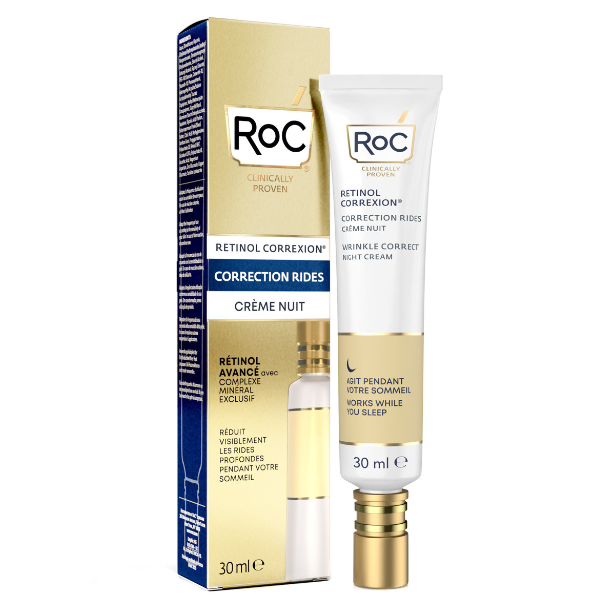 Roc Wrinkle correct crema noche 30ml