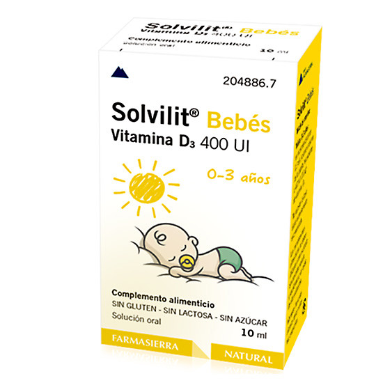 Solvilit bebés vitamina D3 400 UI 10ml