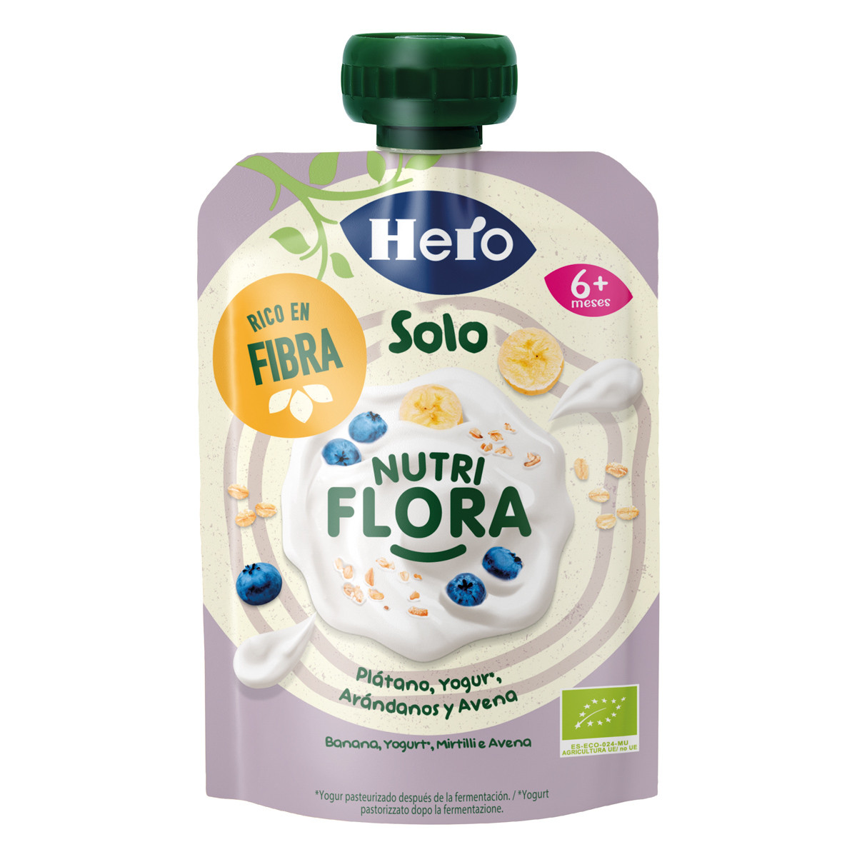 Hero Baby Solo Eco Platano Arandano Yogur 100gr