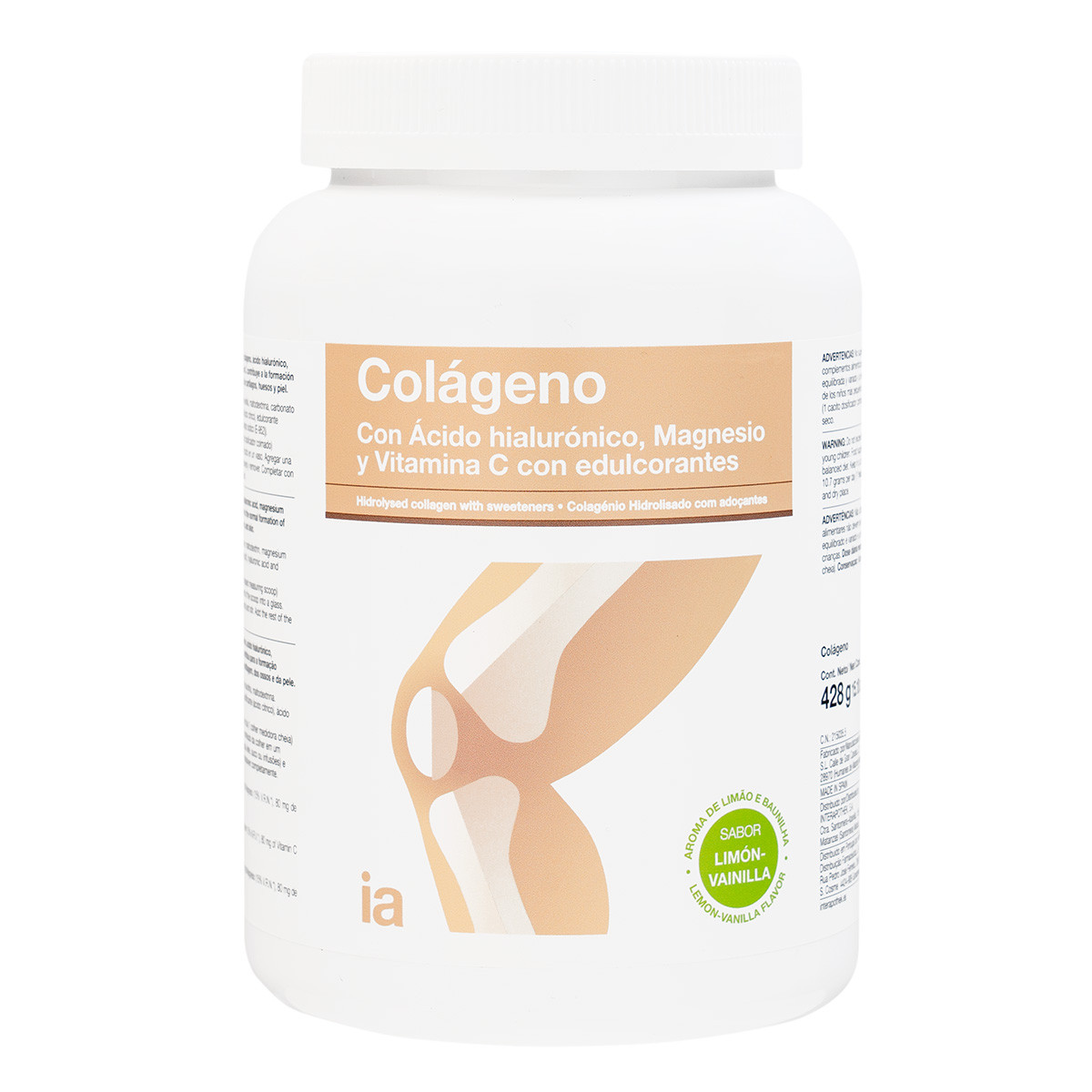 Interapothek colágeno limón-vainilla 428g