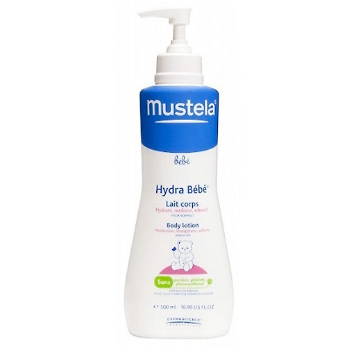 Mustela Hydra bebé leche corporal dosificador 500ml