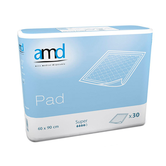 Amd protector cama  pad super 60x90 30uds